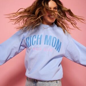 Rich Mom Crew Neck Sweater